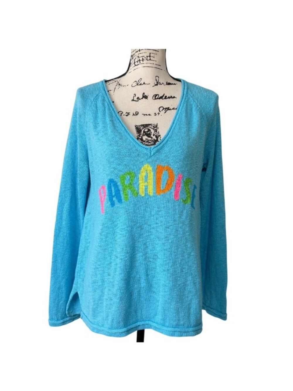 Lilly Pulitzer Sz M Lightweight Pullover Sweater Set of 2 Danette Sunny Paradise - Picture 4 of 13